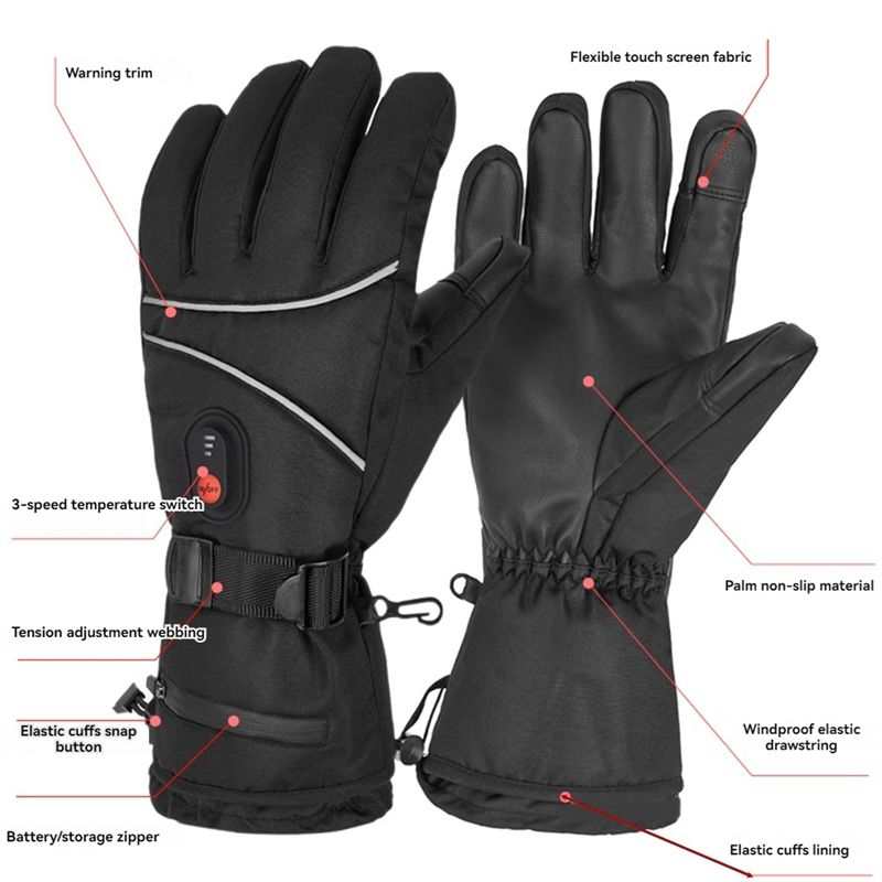 X08A زوج واحد من القفازات الحر - مراجعة Heated Gloves Electric وسعره