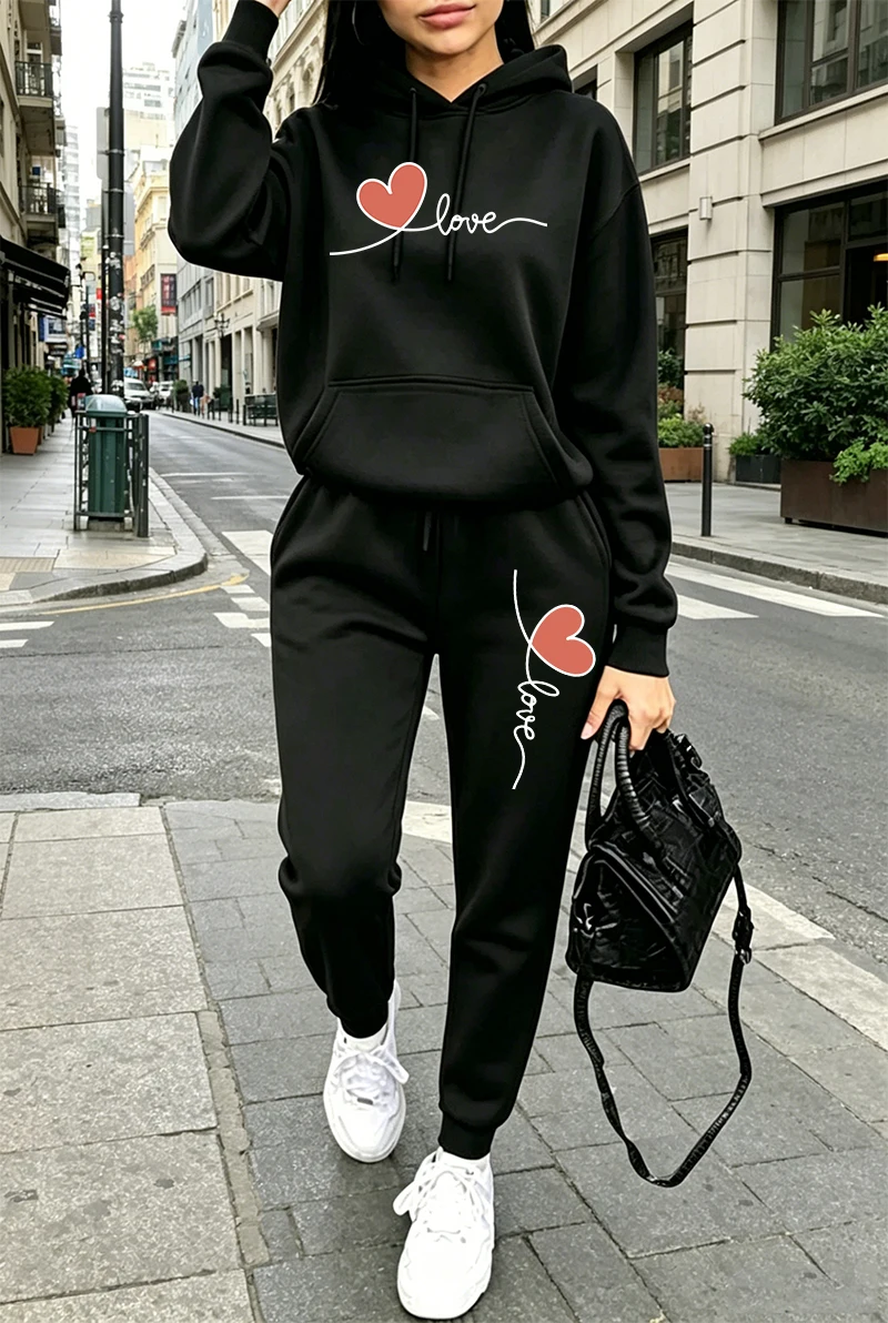 بدلة رياضية نسائية مطبوعة بأكم - مراجعة Winter Clothing For Women وسعره